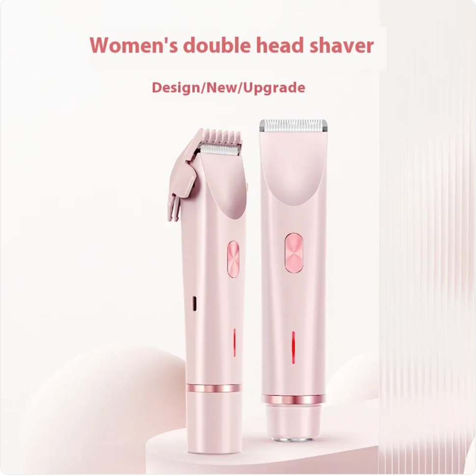 2-in-1 Women's Electric Shaver – Rechargeable Bikini Trimmer & Body Razor