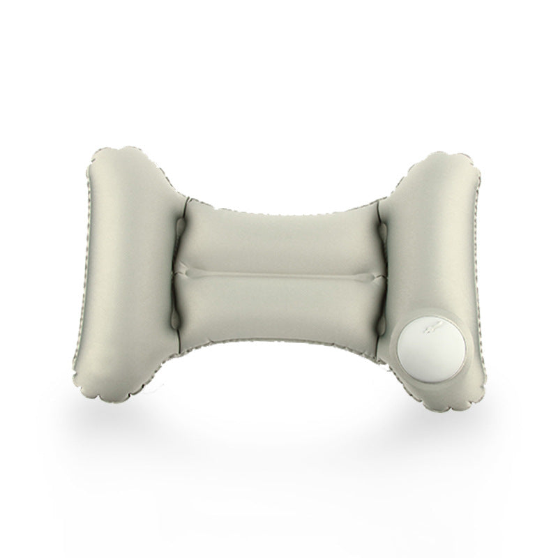 Inflatable Travel Pillow – Portable Back Support Lumbar Cushion for Long Trips