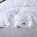 Pure Linen Duvet Cover & Pillowcase Set – 3-Piece Breathable Bedding Set