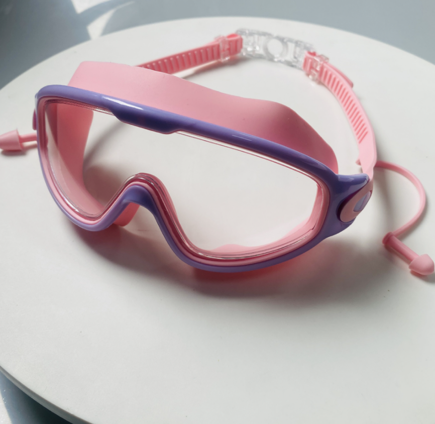 Large Waterproof Anti-Fog Goggles – UV Protection Swimming & Sports Eyewear