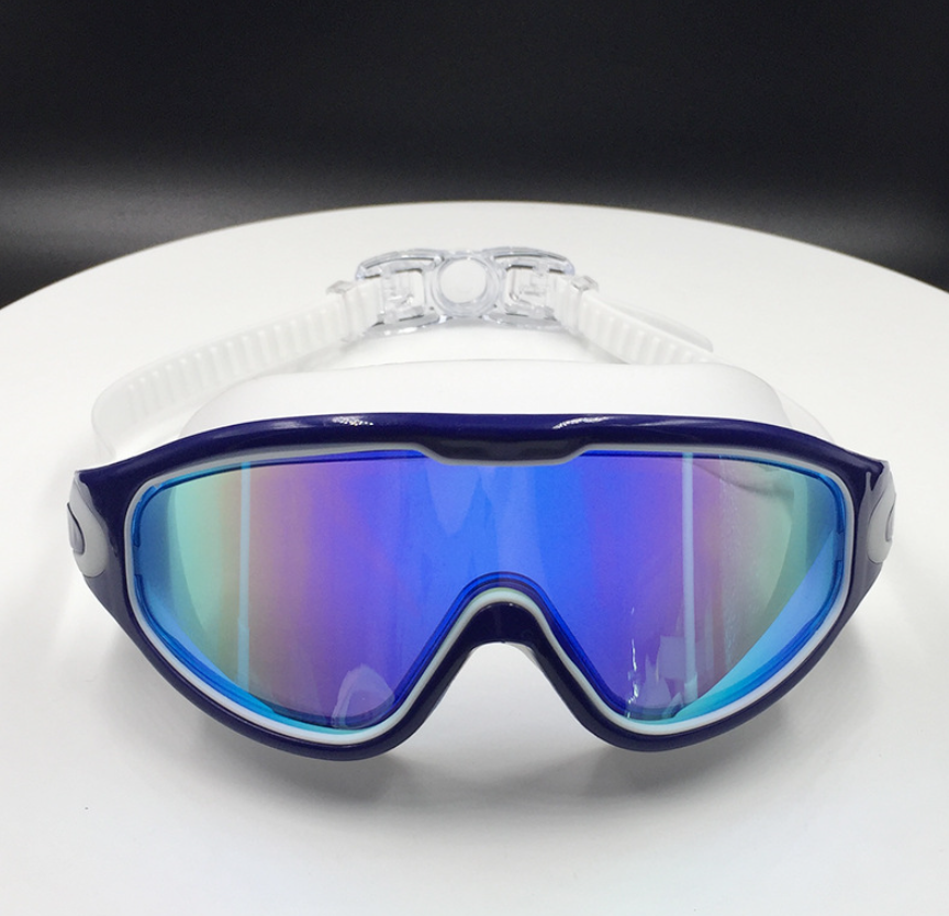 Large Waterproof Anti-Fog Goggles – UV Protection Swimming & Sports Eyewear