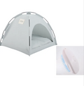 Portable Pet Tent with Cooling Mat – Foldable Indoor & Outdoor Dog and Cat Bed