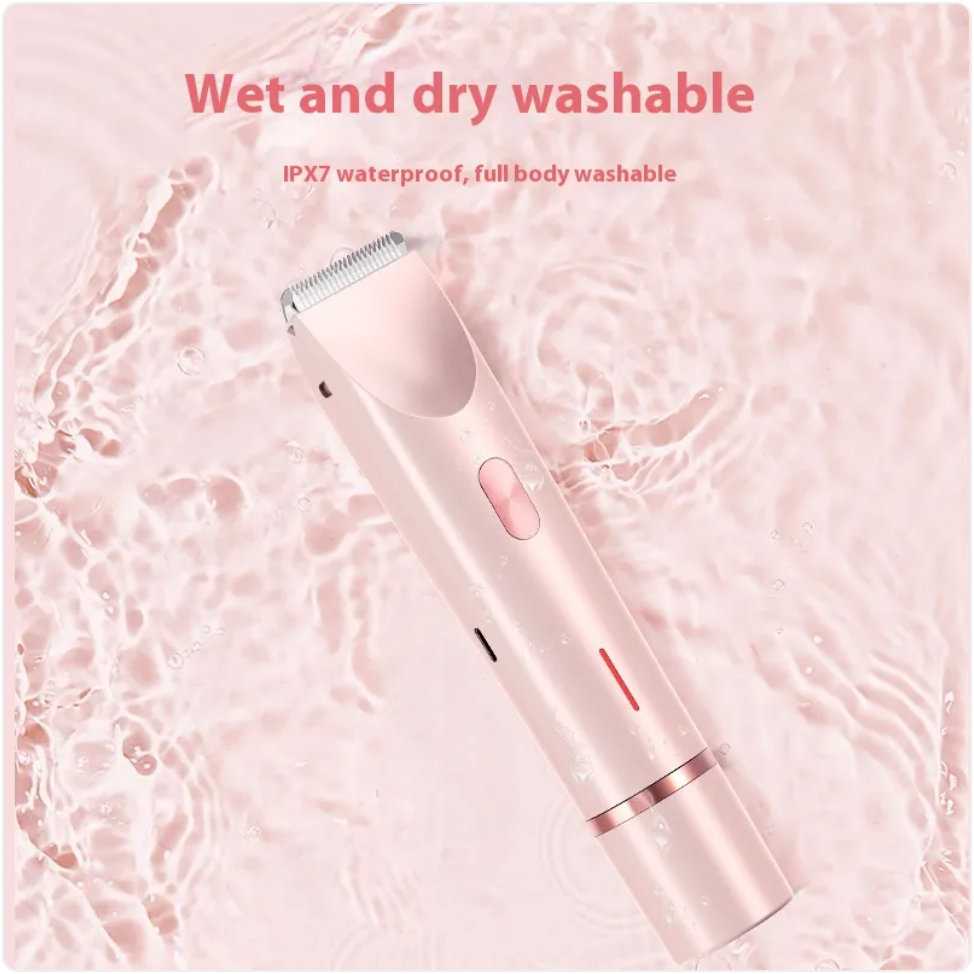 2-in-1 Women's Electric Shaver – Rechargeable Bikini Trimmer & Body Razor
