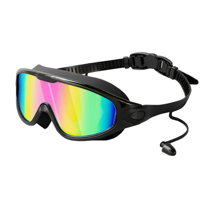 Large Waterproof Anti-Fog Goggles – UV Protection Swimming & Sports Eyewear