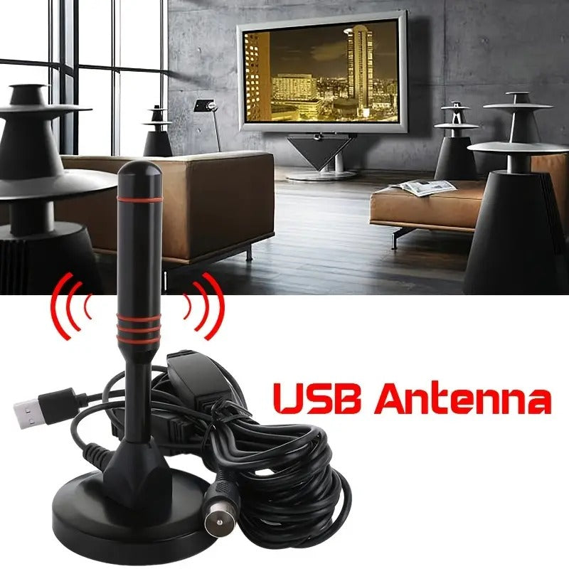 Indoor/Outdoor Suction Cup TV Antenna