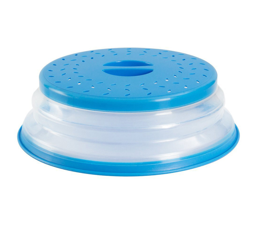 Collapsible High-Temperature Microwave Splash Cover