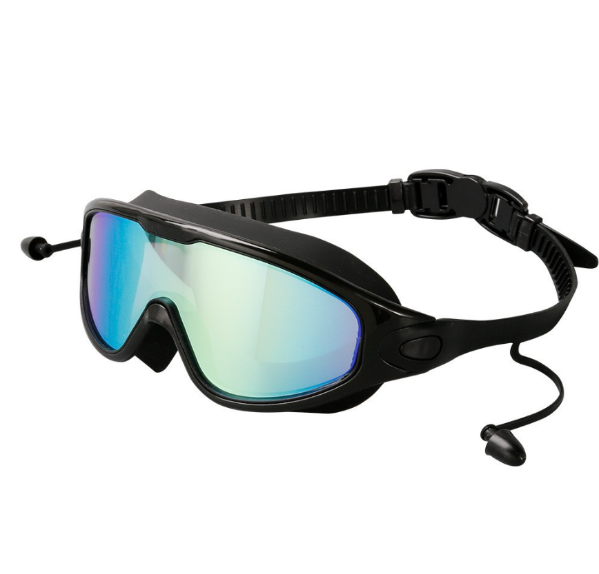 Large Waterproof Anti-Fog Goggles – UV Protection Swimming & Sports Eyewear