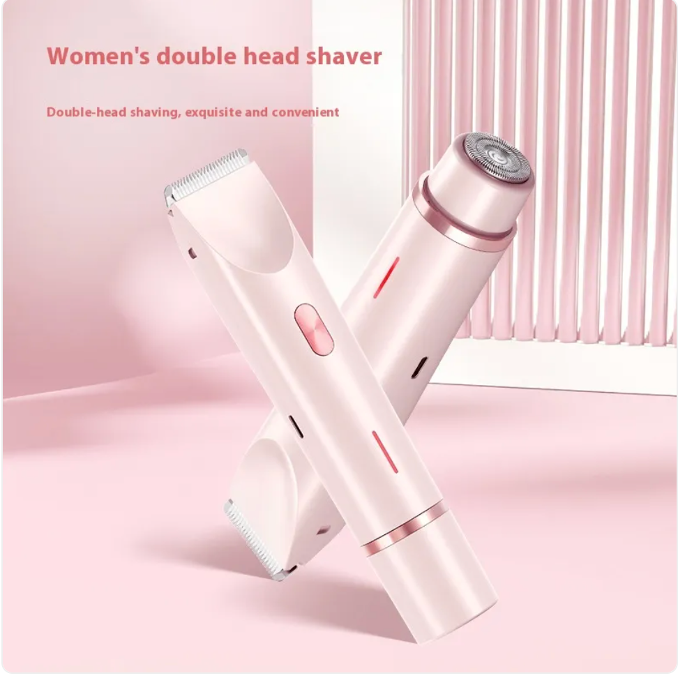 2-in-1 Women's Electric Shaver – Rechargeable Bikini Trimmer & Body Razor