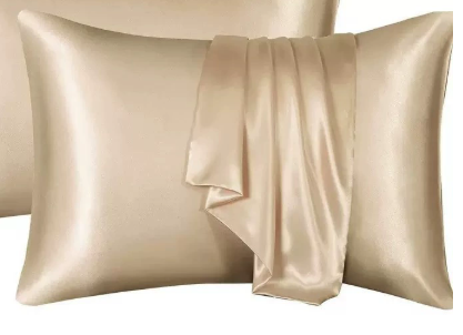 Silk Satin Pillowcase – Smooth Solid Color Pillow Cover for Hair & Skin Care