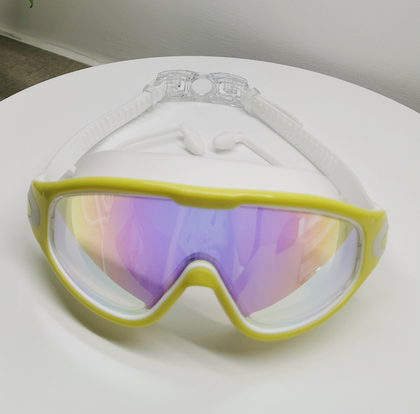 Large Waterproof Anti-Fog Goggles – UV Protection Swimming & Sports Eyewear