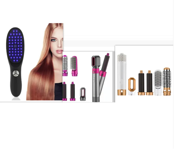 Electric Scalp Massager & Hair Growth Comb – Vibrating Head Massager for Scalp Stimulation