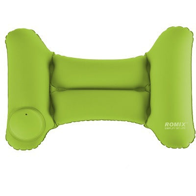 Inflatable Travel Pillow – Portable Back Support Lumbar Cushion for Long Trips