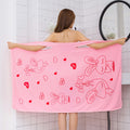 Chic Cartoon Beach Wrap Towel