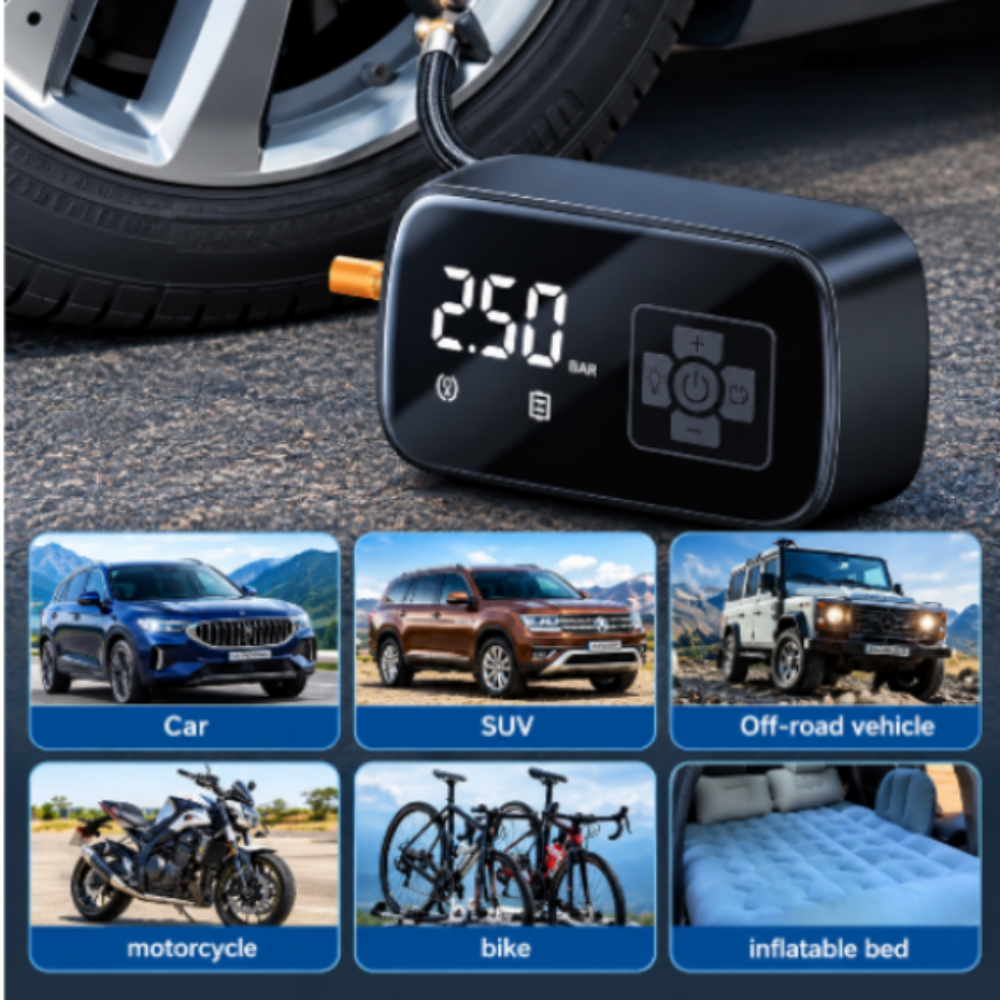 Portable Wireless Car Tire Inflator