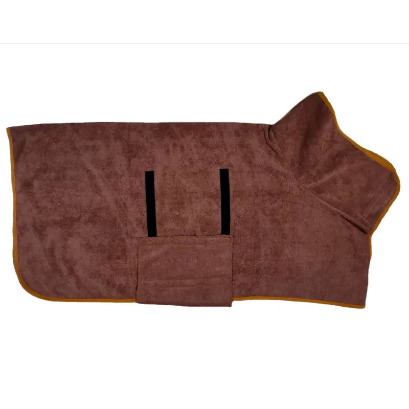 Fast-Drying Pet Bathrobe Towel – Ultra Absorbent Dog & Cat Drying Robe