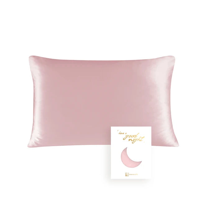 Silk Satin Pillowcase – Smooth Solid Color Pillow Cover for Hair & Skin Care