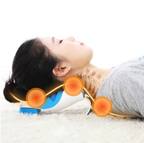 Neck Support Cushion & Massage Pillow – Ergonomic Memory Foam Pillow for Neck & Shoulder Comfort