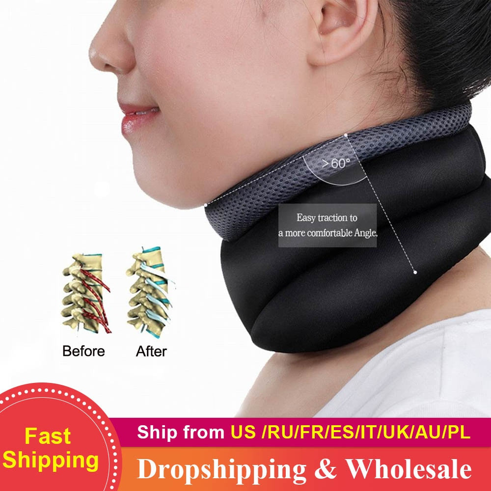 Magnetic Neck Support Strap – Adjustable Posture Brace for Neck & Shoulder Alignment