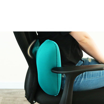 Inflatable Travel Pillow – Portable Back Support Lumbar Cushion for Long Trips