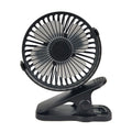USB Mini Clip Fan – Silent Rechargeable Portable Desktop Fan for Dorms
