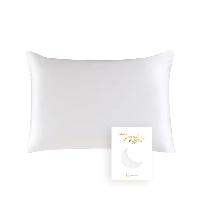 Silk Satin Pillowcase – Smooth Solid Color Pillow Cover for Hair & Skin Care