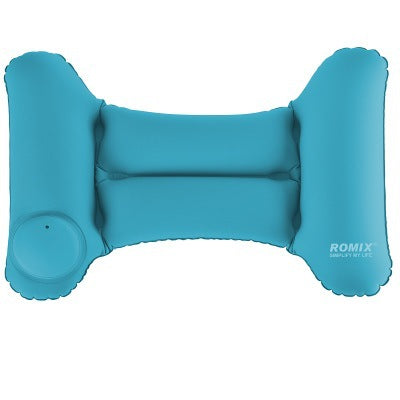 Inflatable Travel Pillow – Portable Back Support Lumbar Cushion for Long Trips