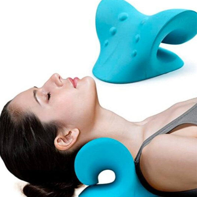 PU Foam Neck Massage Pillow – Ergonomic Cervical Support Cushion for Rest & Travel