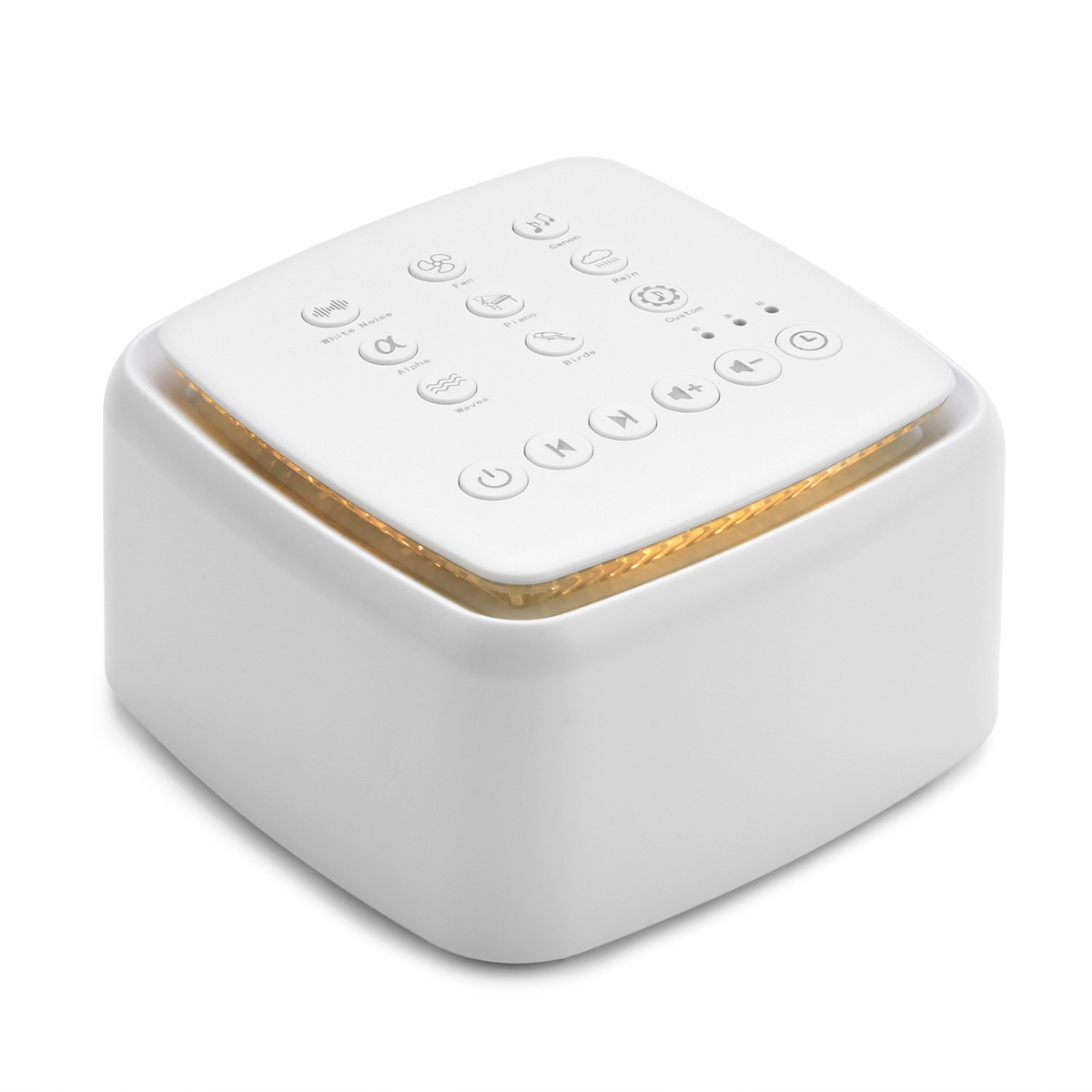 Rechargeable White Noise Machine – Portable Sleep Sound Machine with Timer & USB-C