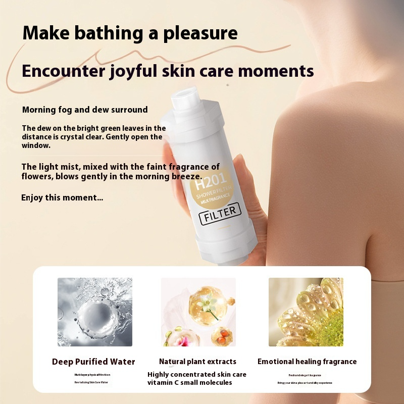 Aromatherapy Shower Head – Vitamin C Filter with Fragrance Infusion for Relaxing Showers