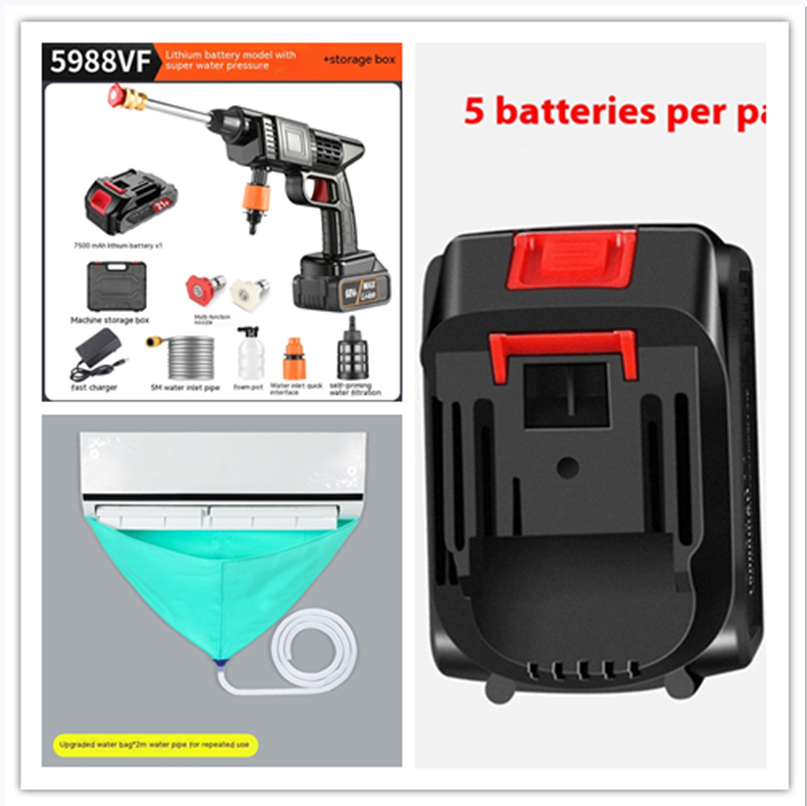 Portable Cordless Pressure Washer – High-Pressure Handheld Cleaner for Car, Garden & Home