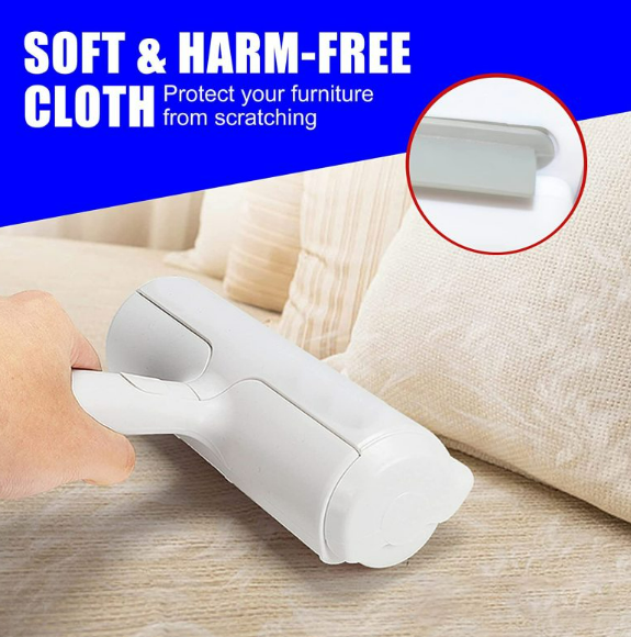 Reusable Pet Hair Remover Roller – Lint-Free Fur Picker for Furniture, Clothes & Carpet