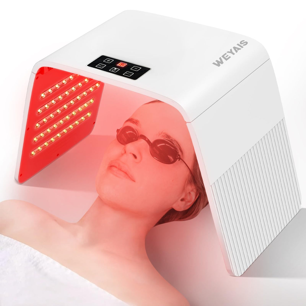 Red Light Therapy Face Mask – LED Photon Skin Rejuvenation & Radiance Device